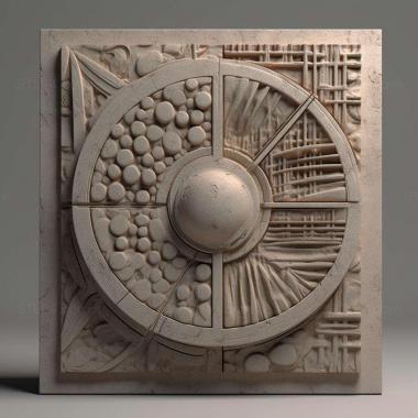 Patterns and decorations stl concrete 3 3d model